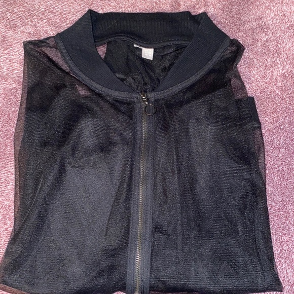 ASOS Bomber Jacket In Mesh - Picture 4 of 5